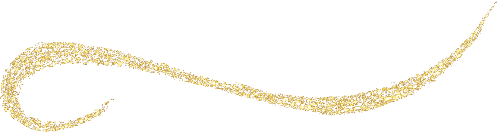 gold glitter curve